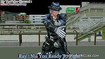 Anime Girl Endures Intense Fight And Ballbusting In Ryona Hentai Mmd