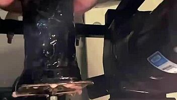 Fisting and anal play with a dildo and fisting