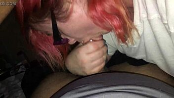 natalie east feels the thrill sucking dick in orlando hotel and swallowing stranger cum