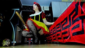 maleficent and snow white explore rough fetish themes in a snowy setting