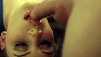 Brunette Amateur Gives Facial Blowjob and Swallows Oral Cum