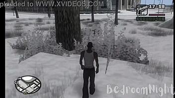 Hey Santa, screwing in the snow at Christmas! - GTA SA