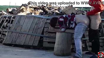 Claudia Marie Fucks On The Trunk