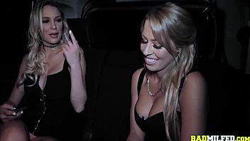 Zoey Monroe and Kenzie Taylor order hard salami for wet pussy