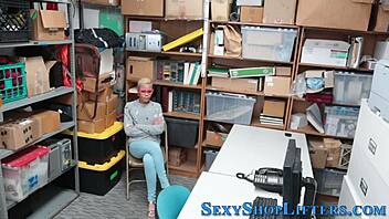 Teen caught shoplifting and put on leash in store