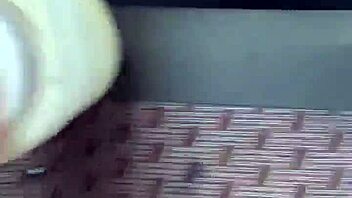 horny girl pissing wet against my car seat in public outdoor naughty kinky pussy!