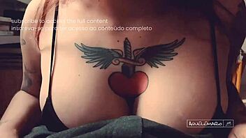 Couldn't resist cumming on these tattooed tits in titfuck POV?