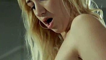 hey, watch this slutty blonde ride cock hard. she sucks and tugs in hd too!