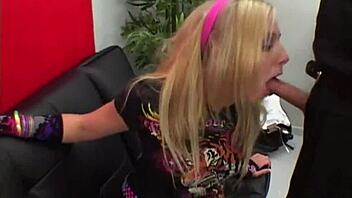 I love rocker Natalie with natural tits blowjob a dick slut