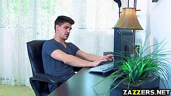 Parker Swayze Sucks Bruce Venture's Monster Cock in Wild Milf Action