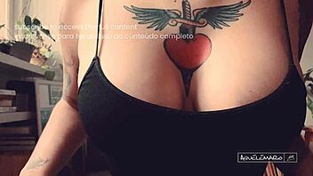 Couldn't resist cumming on these tattooed tits in titfuck POV?