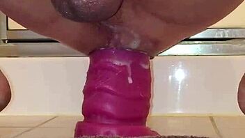 Extreme Gay Anal With Huge Bad Dragon Sleipnir Dildo Gaping