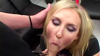 I love rocker Natalie with natural tits blowjob a dick slut