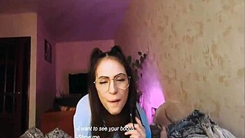 A girl rushes to work after morning routine