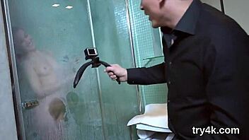 watch this cute teen blow cock in pov?