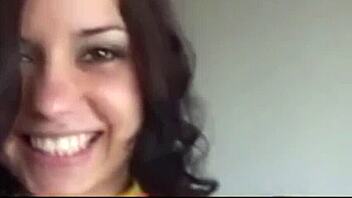 Brunette showcases fit body and tight curves