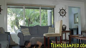 hey, watch this slutty blonde ride cock hard. she sucks and tugs in hd too!