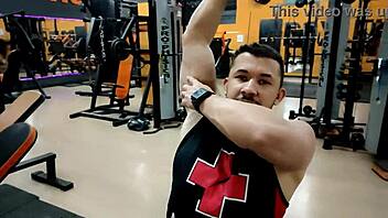 big booty venezuelan rides hard after gym workout session