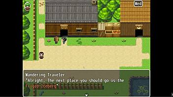 yuka fucks in swimsuit by the forest pond