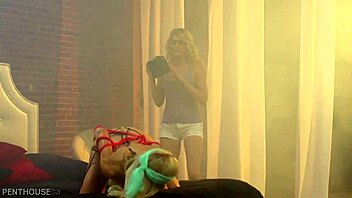 Glamorous BDSM with Allie James and Elle Leads to a Sizzling Lesbian Orgy