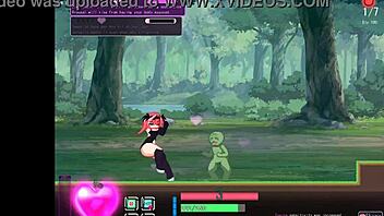 Erotic hentai game with green aliens and redheads