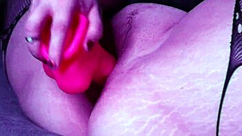 Fucking Pink Dildo While Wearing Heels