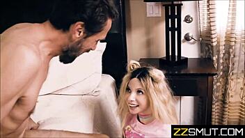 A young girl indulges in a taboo family affair with an older man