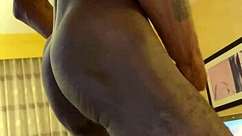 Big juicy booty blonde fucks a big black cock!