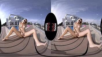 Explore virtual taboo adventures in summer vibes with blonde characters and orgasmic scenes.