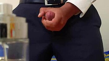 I couldn't stop masturbating in my gay suit, feeling the intense fetish thrill build up.
