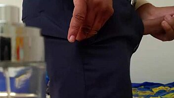 I couldn't stop masturbating in my gay suit, feeling the intense fetish thrill build up.