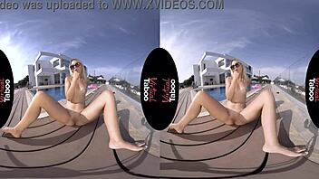 Explore virtual taboo adventures in summer vibes with blonde characters and orgasmic scenes.