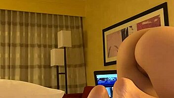 Big juicy booty blonde fucks a big black cock!