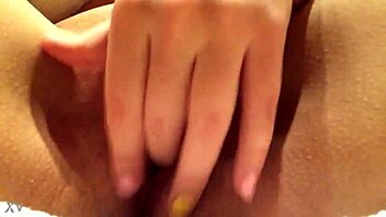 Amateur guy masturbates alone in his room with intense focus on his cock and balls