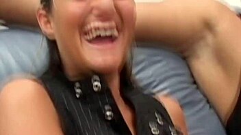 Blonde girl joins two black guys for an intense interracial session. Group action unfolds with wild energy.