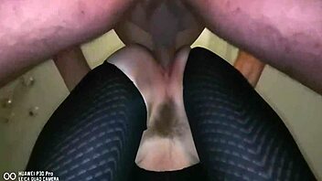 amateur video showcases creampie and squirting moments