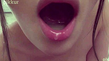 Vibrator Inserted In Pussy, Blowjob, Cum In Mouth!