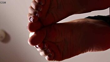 becky's foot fetish film offers a sneak peek at maya's sexy feet, highlighting indian beauty and detailed toe play