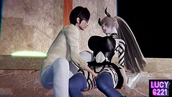 Black magic girl adventures in fantasy world