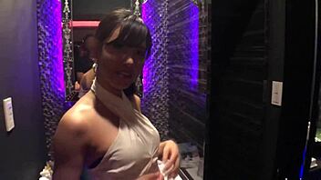 Bold Stunning Japanese Aya in Erotic Lingerie with Double Cumshots