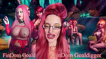 Goddess in glasses commands jerk off instructions and financial domination