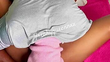 Ebony couple's wild oral?