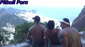 i hiked with my friends couple and we had a wild orgy at the rio mirante