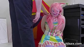 Flirty teen gets wild anal treatment! 😜