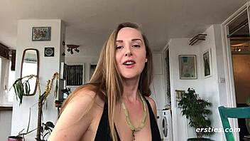 Sexy Sarah Fingers Intensely