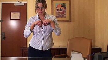 damn, busty librarian bangs hard to clear your fine today!