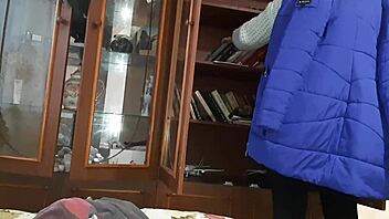 while classmate searched for book i stayed under covers in homemade pov