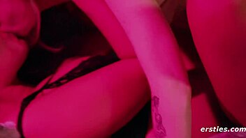 Lesbian Couple Fingers Each Other