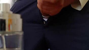 I couldn't stop masturbating in my gay suit, feeling the intense fetish thrill build up.