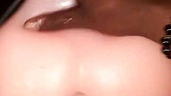 watching my toy while banging hard